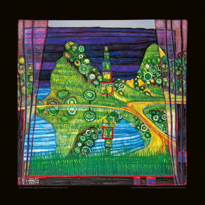 Antipodisk ø af Friedensreich Hundertwasser